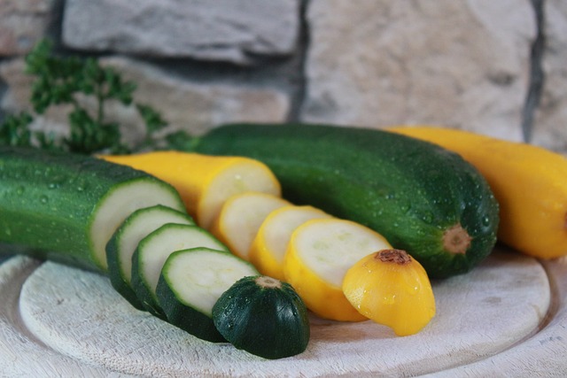 cuisine de courgette, récolte de courgette, dégustation de courgette